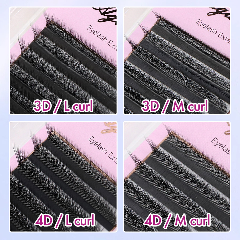 Eyelash Extension Yelix - L M (LU ) Curl W