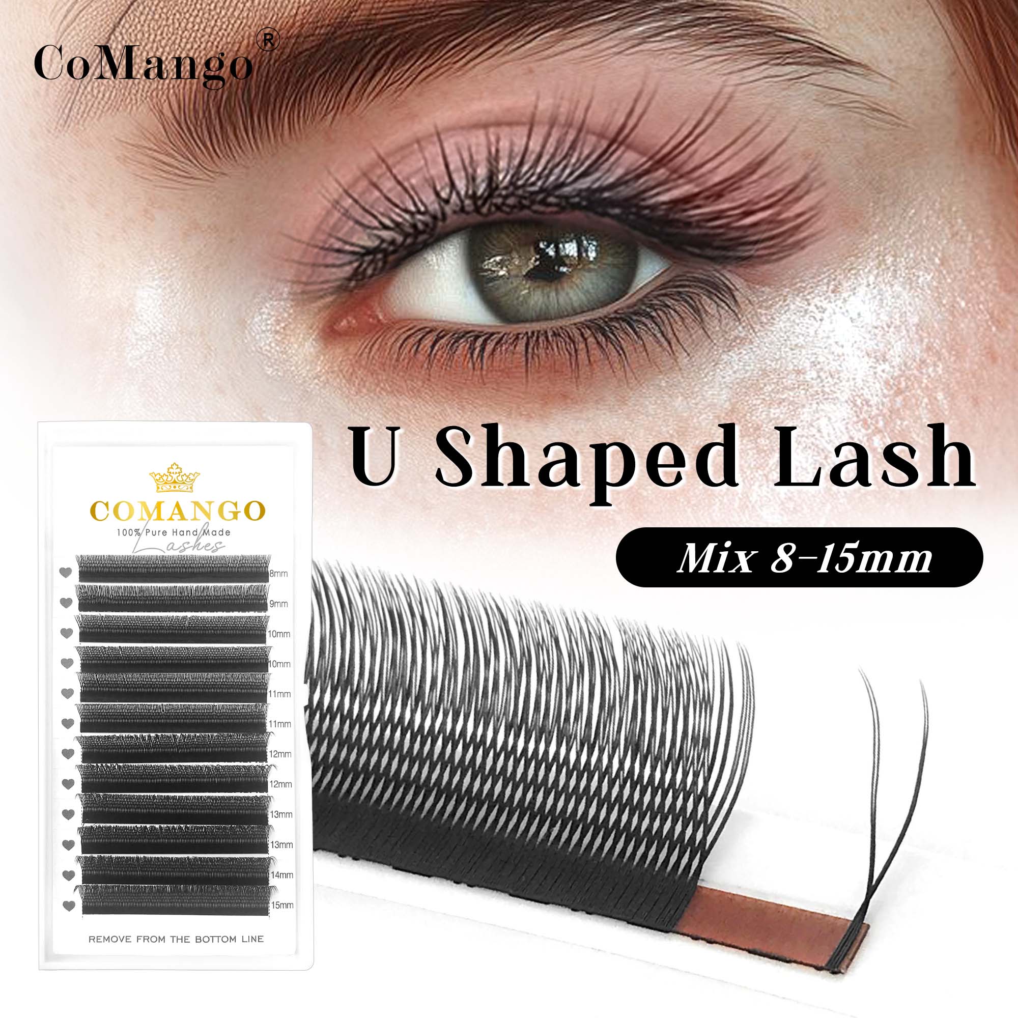 CoMango U YY Lashes Natural Fa - Eyelash Extension Yelix review and price
