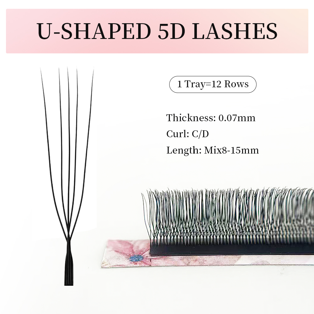 U Shaped YY 3DW 4DW 5DW Eyelas - Eyelash Extension Yelix review and price
